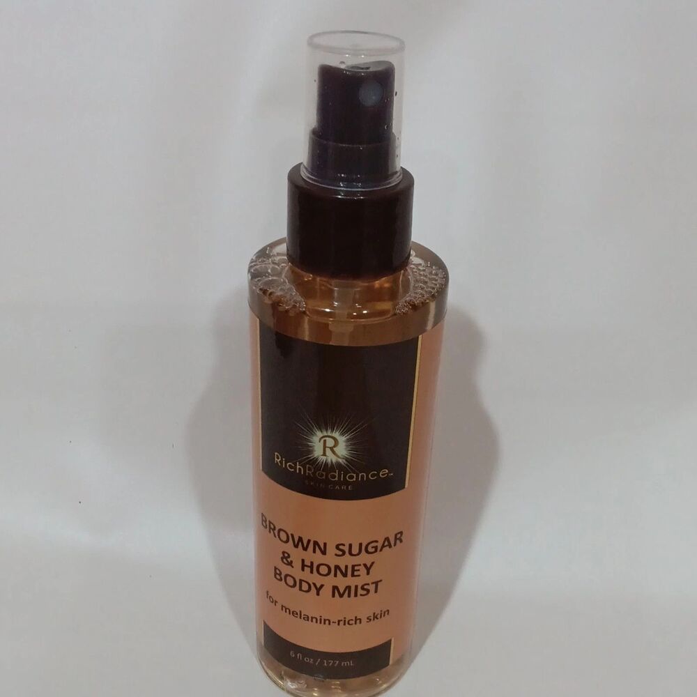 Rich Radiance BROWN SUGAR & HONEY SKIN CARE Body Mist 6 oz NEW